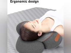 Atyhao Heated Neck Pillow, Memory Foam 3 Temperatures Sleeping Pillow with Detachable Pillowcase, USB Plug in, Experience Relaxation for Neck and Shoulder Support 51
