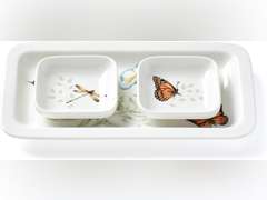 Lenox Butterfly Meadow Asian Kitchen Sushi-Plate &-Bowls, 0.0, Multi 32
