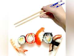 (SIMILAR MODEL) 180 Pairs 9 Inch Disposable Chopsticks, Separated Sleeved Individually Wrapped Disposable Bamboo Chopsticks, Bamboo Wooden for Noodles, Sushi, Asian Food 20