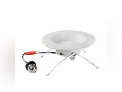 6 in. 75-Watt Equivalent LED Dimmable Retrofit Downlight with E26 Base Adaptor, 900 Lumens, 2700K-5000K Selectable 9