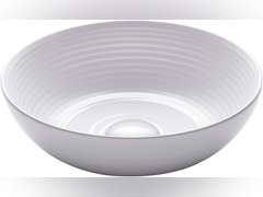 Kraus KCV-204 GWH Ceramic Above Counter Round Bathroom Sink, 13 x 13 x 4.38 Inches, White 294