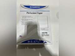 PrintWorks Professional 3 Part Perforated Paper 8.5 x 11 - Perfect for W-2, 1099, & Statement Use - Made in The USA - 500 Sheets - 20 lb - A4 Paper - Printer Compatible - White (04120) 14