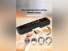 MegaWise Powerful and Compact Vacuum Sealer Machine One-Touch Automatic Food Sealer 28