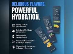 EVOLV Electrolytes Powder Packets Electrolyte Packets with Palatinose, Instant Hydration Drink for Recovery, Non-GMO Hydration Sticks for On-The-Go Use (Pack of 20) 40