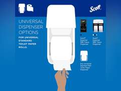 Scott Professional 100% Recycled Fiber Standard Roll Bulk Toilet Paper (13217), 2-Ply, Elevated Design, White, Individually Wrapped (80 Rolls of 473 Sheets, 37,840 Sheet Total) 60