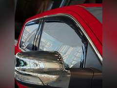Voron Glass in-Channel Extra Durable Rain Guards for Trucks Dodge RAM 1500 2019-2025 Crew Cab, Window Deflectors, Vent Window Visors, 4 Pieces - 220159 60