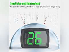 Shkalacar Car HUD Headup Display KM/H MPH GPS Digital Speedometer with LED Large Font Display for Car Truck SUV Motorcycle 18