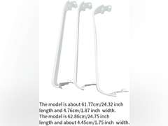 Yajuyi 3 Pieces Refrigerator Shelf Refrigerator Door Shelf Accessories for Refrigerator Part Sturdy Refrigerator Door Shelf Rack Bar 63