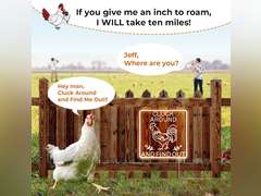 Funny Cluck Around and Find Out Large Neon Sign Dimmable,Rooster Decor 16 X 1... 40