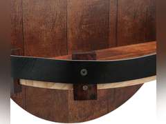 Wine Rack with Hanging Hooks, Stylish Design, Fine Workmanship, Easy Installation, Wooden Material Wine Holder 42