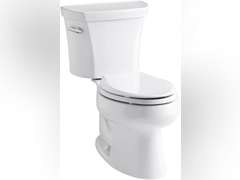 Kohler K-3998-0 Wellworth Elongated 1.28 gpf Toilet, White 416