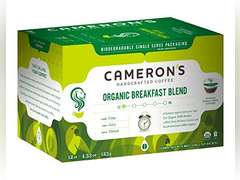 Cameron's Organic Breakfast Blend Single Serve Coffee 12 count 14