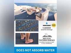 (Similar)Foam Boat Flooring with 3M Adhesive Backing Marine Self-Adhesive Decking 36 x72 Faux Teak Sheet for Jon Boats Swim Platform Helm Pad RV Floor 27