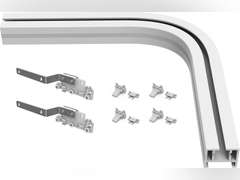 Quoya QL600/AT5810 Smart Electric Track- Aluminium 1x 90-Degree Bend Set (Does NOT Work with QL500 Model) 30
