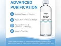 12 oz 5-Pack Distilled Water for CPAP Machines | Made in USA | Use with ResMed and Respironics Machines | Travel-Friendly, Clean, Multi-Use 20