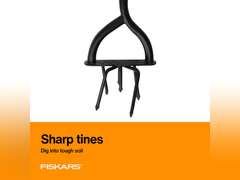 Fiskars 40 Inch Long-Handle Steel Tiller (7990) 34