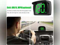 Shkalacar Car HUD Headup Display KM/H MPH GPS Digital Speedometer with LED Large Font Display for Car Truck SUV Motorcycle 18