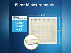 Filtrete 20x20x1 AC Furnace Air Filter, MERV 5, MPR 300, Capture Unwanted Particles, 3-Month Pleated 1-Inch Electrostatic Air Cleaning Filter, 5-Pack (Actual Size 19.69x19.69x0.81 in) 34