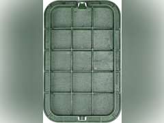 NDS D1000-SG Rectangle Valve Box with Drop-In Cover, 10-Inch by 15-Inch by 10-Inch, Black/Green 37
