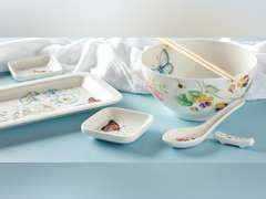 Lenox Butterfly Meadow Asian Kitchen Sushi-Plate &-Bowls, 0.0, Multi 32