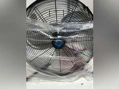 Tornado 20 Inch High Velocity Metal Floor Fan, 3-Speed Powerful Cooling for Industrial, Commercial, and Home Spaces, 120 Tilt, 6.0 FT Cord - UL safety Listed, Black 137