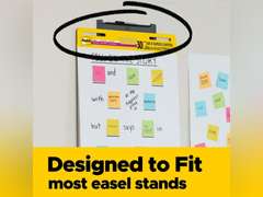 Post-it Super Sticky Easel Pad 25 in x 30 in White 30 Sheets/Pad 2 Pad/Pack Large White Premium Self Stick Flip Chart Paper Super Sticking Power (559) 49