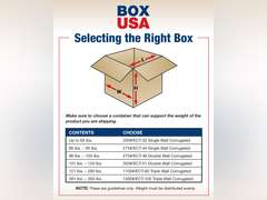 BOX USA B1055 Long Corrugated Boxes, 10"L x 5"W x 5"H, Kraft (Pack of 25) 68