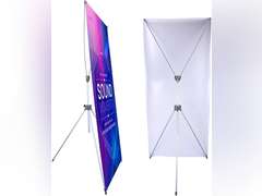 Adjustable X Banner Stand Fits Any Banner Size Width 23" to 32" and Height 63" to 78"(similar model) 27