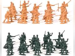 Schylling Retro Mini Soldiers 60 Piece, 1 EA 12