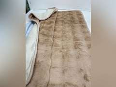 gogobunny Dog Blanket, Waterproof Reversible Sherpa Fleece Throw Blanket, Furniture Cover for Bed, Couch, Sofa Protection from Liquid Pee and Pet Fur of Puppy, Cat (Beige, 35*35inches) 24