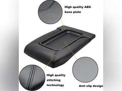 NHILES Center Console Lid Replacement Kit for 1999 2000 2001 2002 2003 2004 2005 2006 2007 Silverado/Avalanche/Suburban/Sierra/Yukon Replaces Number 19127364, 19127365, 19127366 (Black) 31