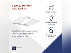 Lithonia Lighting STAKS 2X4 ALO6 SWW7 2 ft. X 4 ft. LL Stack LED Lay-in & CPHB 15LM MVOLT 50K Compact PRO LED Bay Light, High Bay, 15000 Lumens, 5000K Light 184