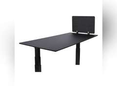 Stand Up Desk Store ReFocus Raw Clamp-On Acoustic Desk Divider Mounted Privacy Panel to Reduce Noise and Visual Distractions (Anthracite Gray, 23.6" x 16" ) 89