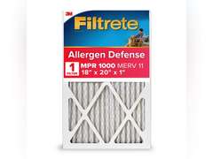 Filtrete Allergen Defense 18 in. W X 20 in. H X 1 in. D Polypropylene 11 MERV Pleated Air Filter 4pack 59