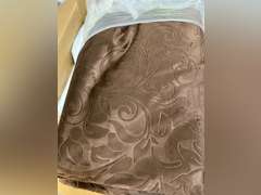 Chanasya Premium 2-Panel Embellish Embossed Classy Blackout Curtains - 3-in-1 Back Tab, Rod Pocket, Ring Tab - for Windows Living Room Bedroom - Room Darkening Drapes 52 x 119Inches - Mink 55