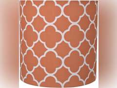 Aspen Creative 31225A Transitional Drum (Cylinder) Shaped Spider Construction Lamp Shade in Orange, 8" Wide (8" x 8" x 8") 39