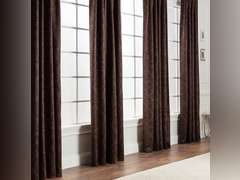Chanasya Premium 2-Panel Embellish Embossed Classy Blackout Curtains - 3-in-1 Back Tab, Rod Pocket, Ring Tab - for Windows Living Room Bedroom - Room Darkening Drapes 52 x 119Inches - Mink 55