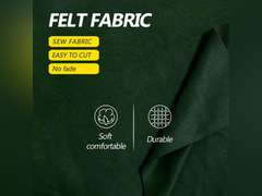 Hunter Green Felt Fabric Thickness 24 x8 Square Flexible Craft Felt by The Yard Soft Durable Felt Sheets for DIY Sewing Cushion Art Craft Project Supplies(2 pack) 14