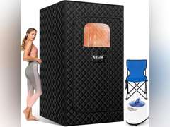Sauna Box, Portable Steam Sauna, Portable Sauna for Home, Sauna Tent with Steamer, 9 Levels, 2.6 x 2.6 x 5.9 160