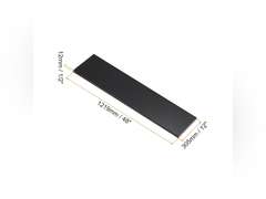 48" x 12" x 1/2" HDPE Plastic Sheet, High Density Polyethylene Sheet Cutting Board Black Solid Block, for DIY, Home Floor 72