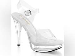 Pleaser Fabulicious Women's Cocktail-508 Ankle-Strap Sandal Size 6 56