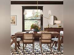 Electro bp;47" W 4-Light Linear Kitchen Island Lighting Fixture Classic Chandeliers Polished Gold with White Linen Shades for Dining Table,E12,160W 130
