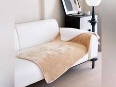 gogobunny Dog Blanket, Waterproof Reversible Sherpa Fleece Throw Blanket, Furniture Cover for Bed, Couch, Sofa Protection from Liquid Pee and Pet Fur of Puppy, Cat (Beige, 35*35inches) 24