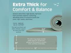 Similar model Retrospec Solana Yoga Mat 1/2" Thick w/Nylon Strap for Men & Women - Non Slip Exercise Mat for Yoga, Pilates, Stretching, Floor & Fitness Workouts 25