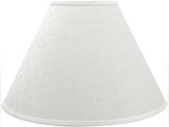 Aspen Creative 32773A, Transitional Hardback Empire Shaped Spider Construction Lamp Shade in Off White, 18" Wide (7" x 18" x 12 1/2") 81