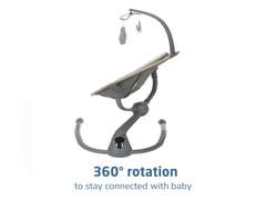 Maxi-Cosi Cassia Baby Swings for Infants: Smart Portable Baby Swing with Music, Lightweight & Foldable Baby Swing, 360 Rotation Infant Swing, Classic Green (see pictures) 189