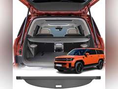 Cargo Cover for All-New 2024 Hyundai Santa Fe Accessories,Compatible with 2024 Hyundai Santa Fe Retractable Trunk Cover Privacy Screen Luggage Security Shield Shade Upgraded Package(Canvas) 60