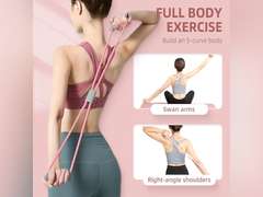 Band with Handles, 2025 New Figure 8 Bands for Full-Body Workouts, Strength Training, Chest Expander, Yoga Gym Fitness Pulling Rope 8 Word Elastic 13