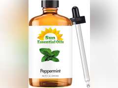 Sun Essential Oils - Peppermint Essential Oil (8 oz) with Dropper for Diffuser, Humidifier, Skin & Aromatherapy Body Massage, Candle & Soap Making for Home 13