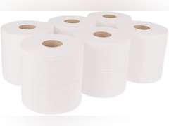 Tork 12024402 Mini Jumbo Bath Tissue Roll, 2-Ply, White 59
